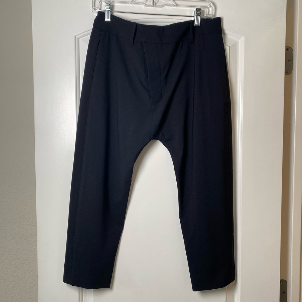 Nili Lotan Black Cropped Pants